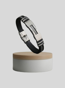 Bracelet Homme mode chaîne à motif de peau de serpent électrolysé