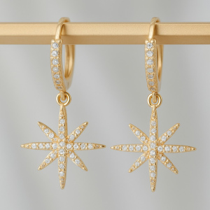 « Polaris Star » | Créoles 24 carats