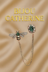 Broche à gland d'abeille